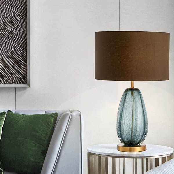 Modern Glazed Table Lamp Bedroom Bedside Lamp2