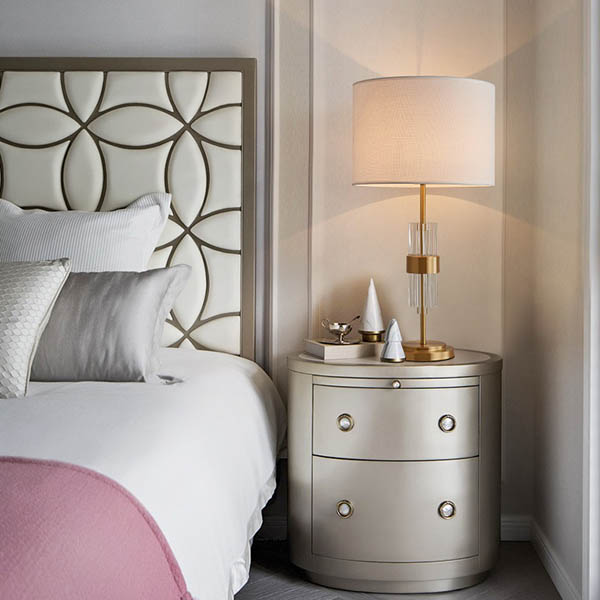 stylish modern crystal glass bedside table lamp factory direct wholesale cordless crystal chandelier table lamp4